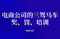 電商公司的三駕馬車 獎(jiǎng)、罰、培訓(xùn)
