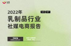 2022年乳制品行業(yè)社媒電商報告