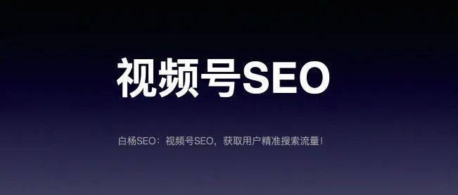 視頻號SEO是什么？怎么做關(guān)鍵詞排名和視頻號推廣？