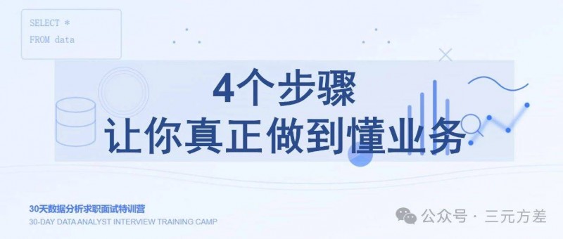 分析不夠深入？4個步驟讓你真正做到懂業(yè)務(wù)